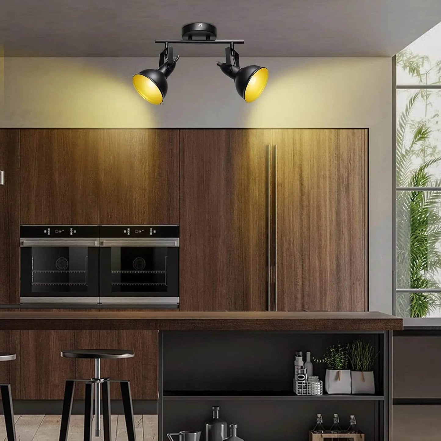 Farmhouse LED Track Lighting Black Spot Lights Low Voltage - Loft&Timber