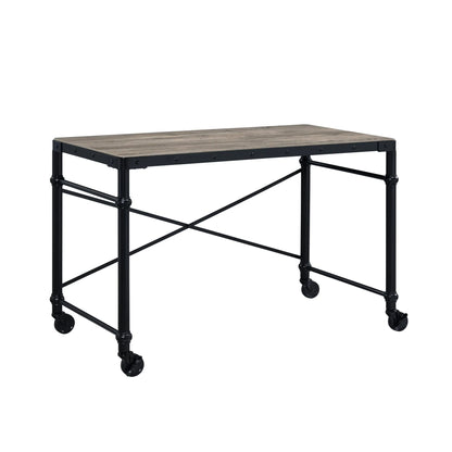 HMS 47" Brown and Black Desk - Loft&Timber