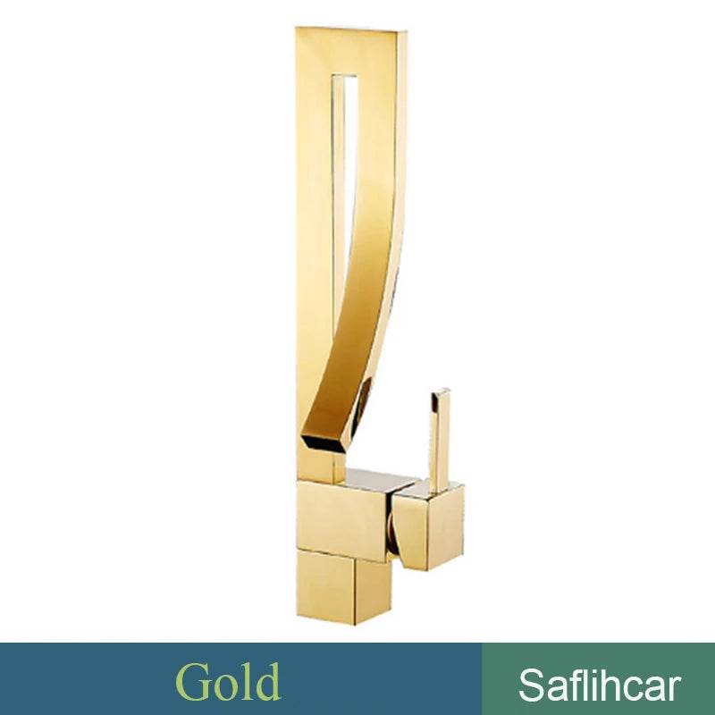Gold Bathroom Basin Faucet - Loft&Timber