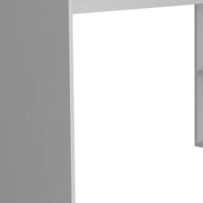 HMS 60" White Modern L-Shaped Computer Desk - Loft&Timber