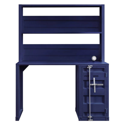 HMS 47" Blue Iron Computer Desk with Comfortable Writing Surface - Loft&Timber