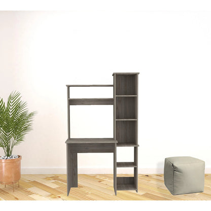 HMS 40" Light Gray Wood Computer Desk - Loft&Timber