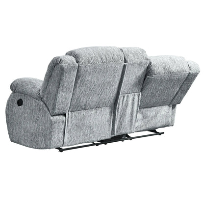 HMS 77" Light Gray Manual Reclining Loveseat - Loft&Timber