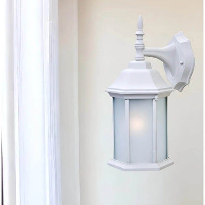 HMS Outdoor Wall Lamps White Frosted Glass - Loft&Timber