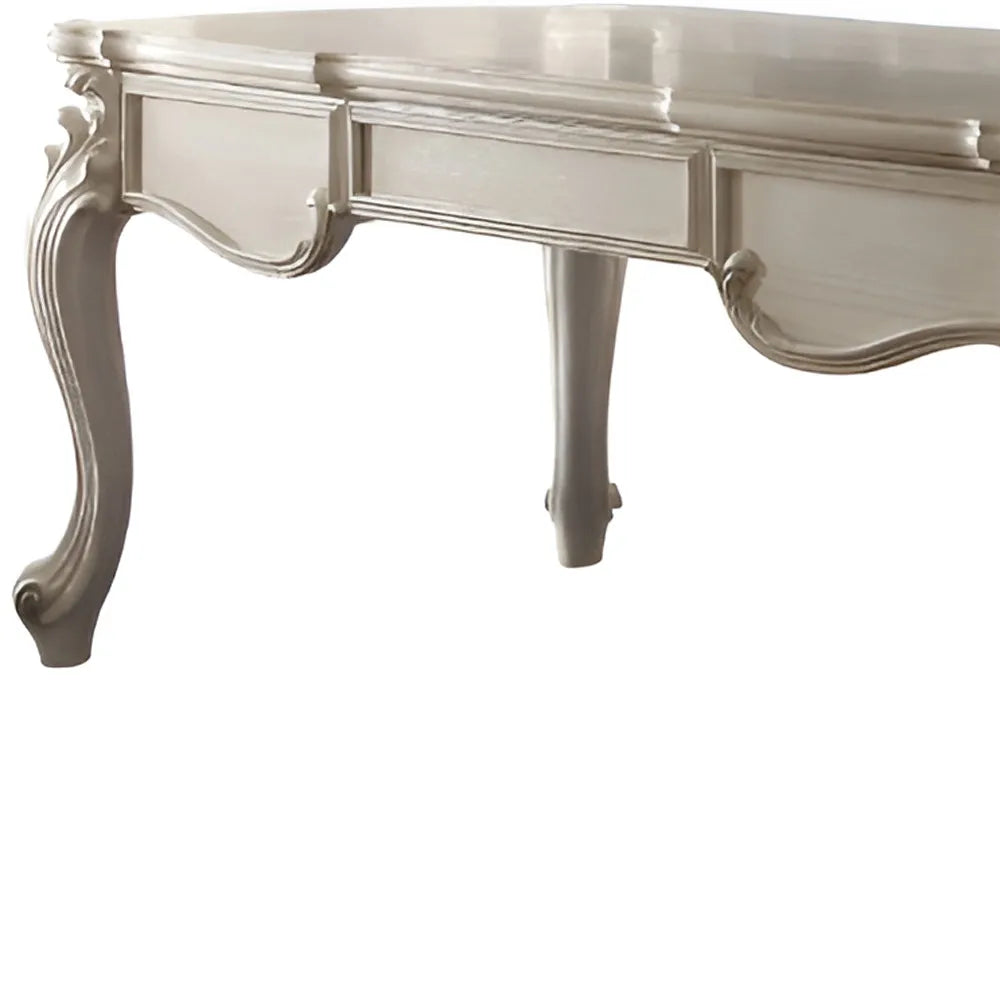 HMS 72" Luxury Modern White Melamine Wood Executive Desk - Loft&Timber