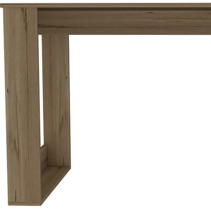 HMS 47" Espresso Solid Mahogany Computer Desk - Loft&Timber