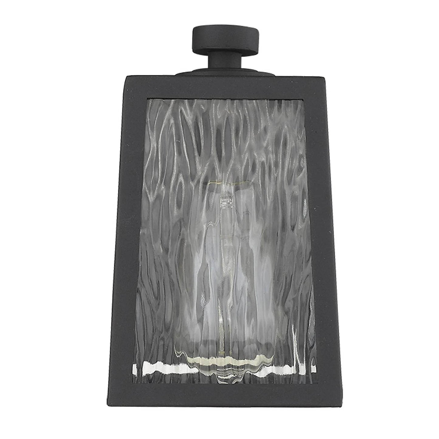 HMS Matte Black Glass Panels for Outdoor Wall Light Premium Wall Lamps - Loft&Timber