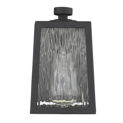HMS Matte Black Glass Panels for Outdoor Wall Light Premium Wall Lamps - Loft&Timber