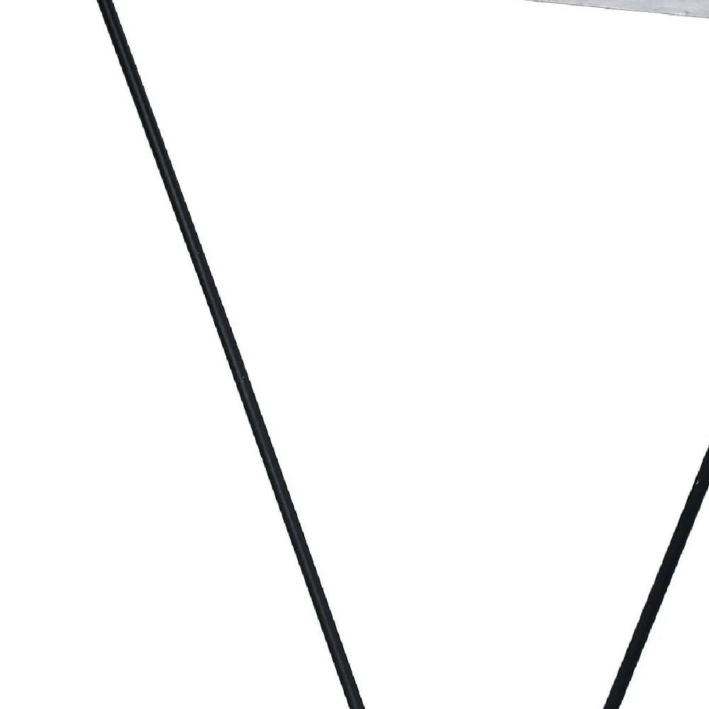 HMS 32" Antiqued White Desk Simple Design Computer Table - Loft&Timber