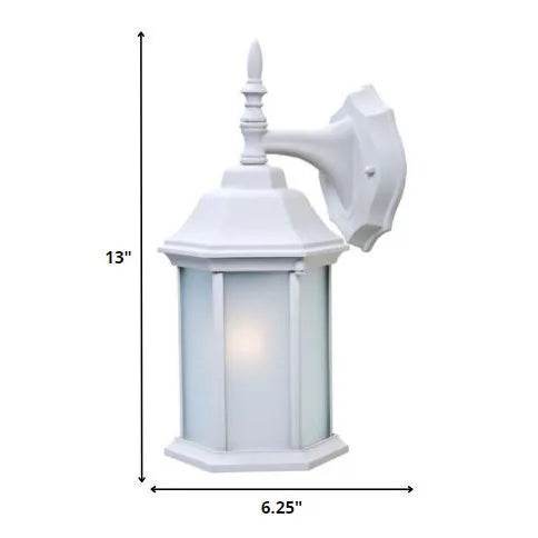 HMS Outdoor Wall Lamps White Frosted Glass - Loft&Timber