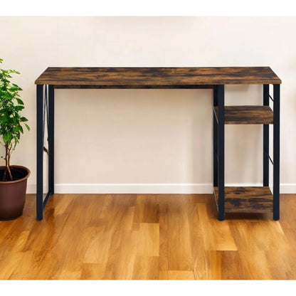 HMS 47" Brown and Black Writing Desk - Loft&Timber