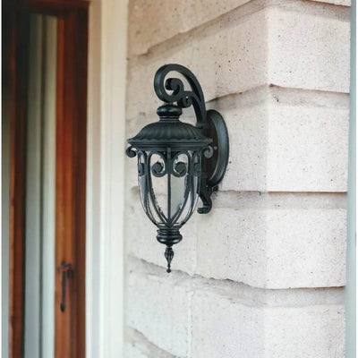 HMS Matte Black Hanging Goblet Wall Light Stylish Wall Lamps - Loft&Timber