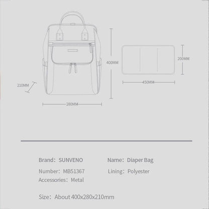 Sunveno New Diaper Backpack - Loft&Timber