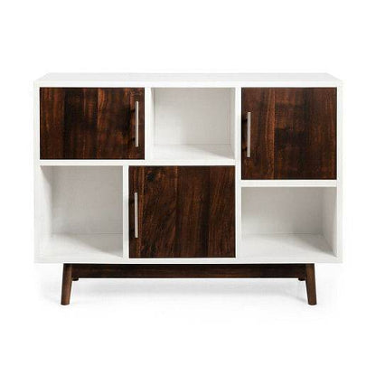 Wood Display Sideboard Storage Cabinet with Storage Compartments - Loft&Timber