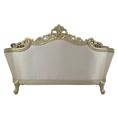 HMS 78" Gold Floral Loveseat and Toss Pillows - Loft&Timber