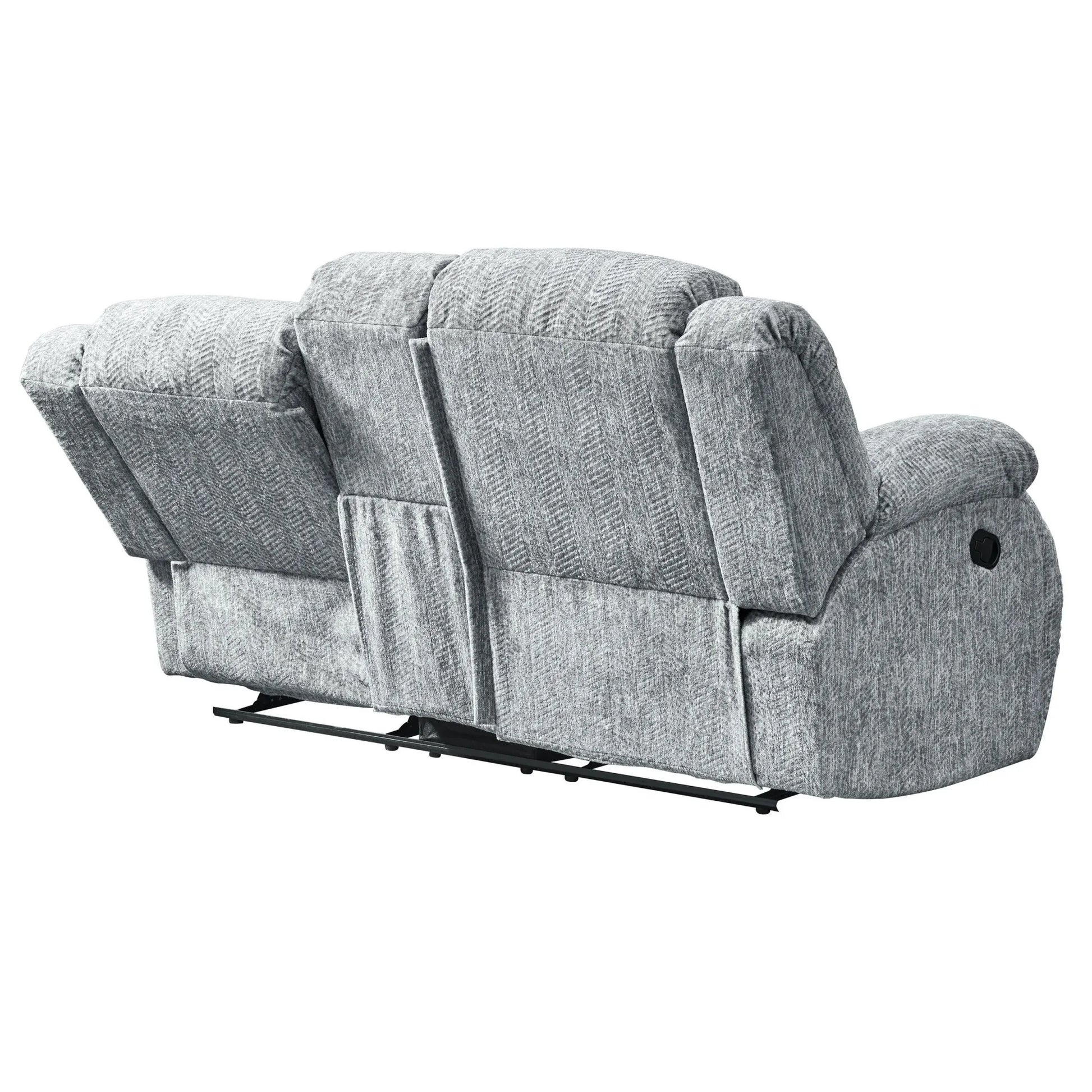HMS 77" Light Gray Manual Reclining Loveseat - Loft&Timber