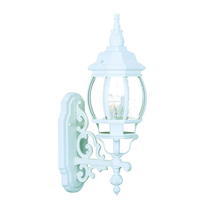 HMS White Glass Globe Outdoor Wall Light Stylish and Durable - Loft&Timber