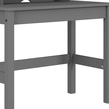 HMS 35" Gray Desk - Loft&Timber
