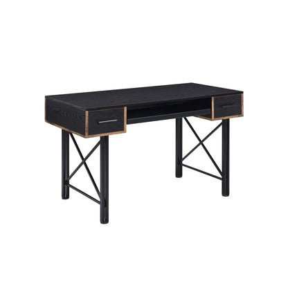 HMS 47" Minimalist Black Computer Desk - Loft&Timber