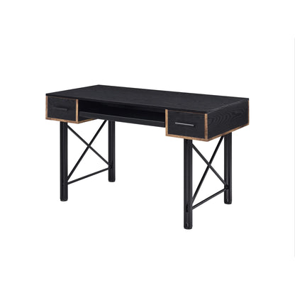 HMS 47" Minimalist Black Computer Desk - Loft&Timber