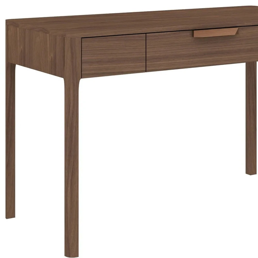 HMS 47" Brown Wood Computer Desk - Loft&Timber