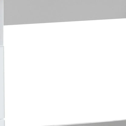 HMS 47" White Wooden Desk with Two Drawers - Loft&Timber