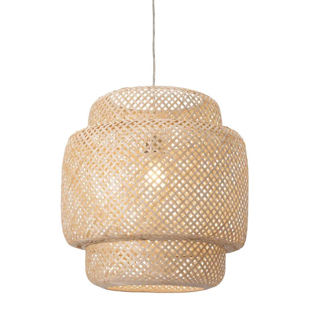 HMS Natural Boho Weave LED Ceiling Lamp - Loft&Timber