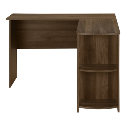 HMS 47" Brown Wood Corner Computer Desk - Loft&Timber