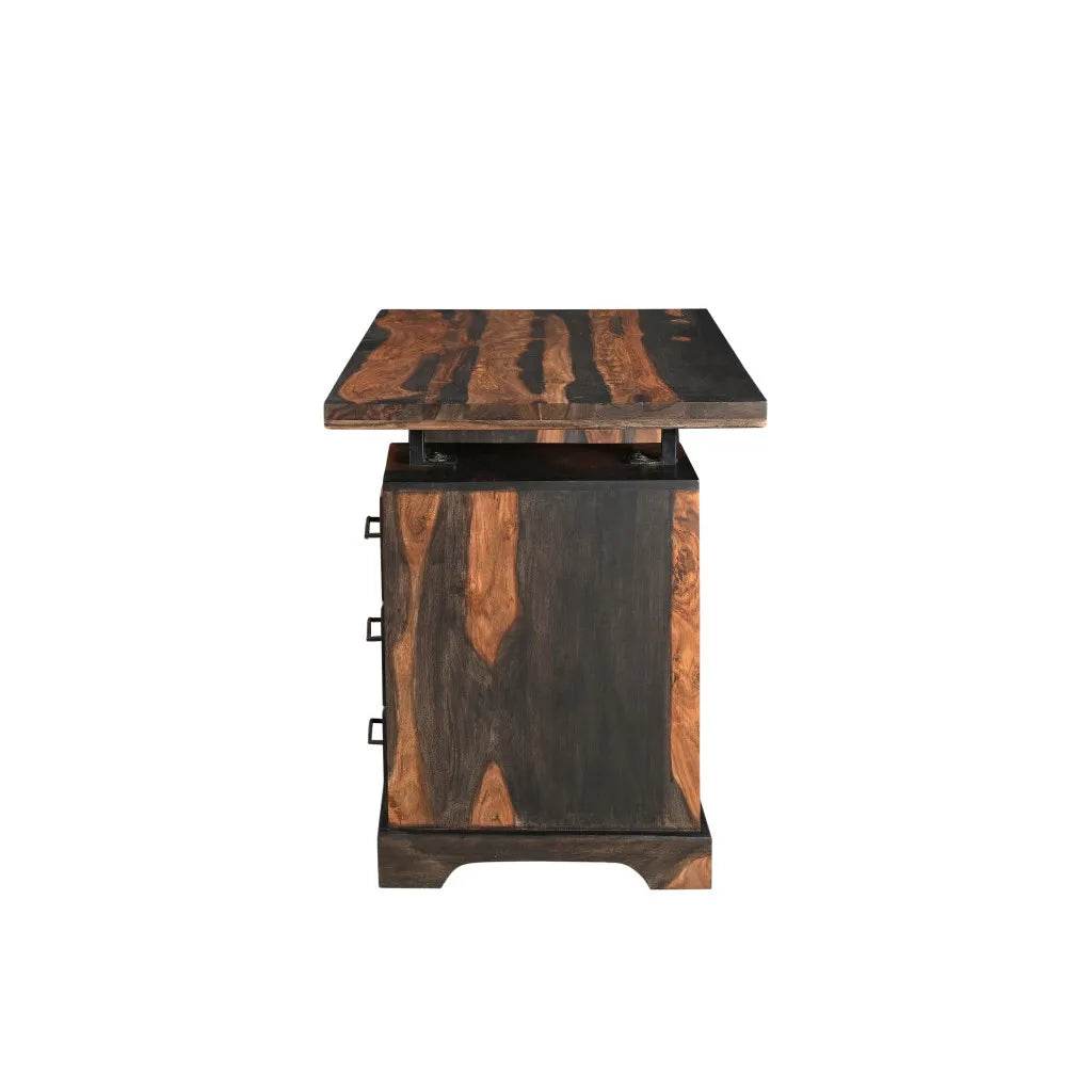 HMS Carved Gold Patina Finish Desk Vanity Dressing Table - Loft&Timber