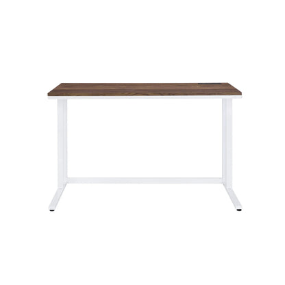HMS 47" Brown and White Computer Desk - Loft&Timber