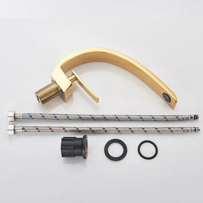 Polished Golden Bathroom Faucet - Loft&Timber