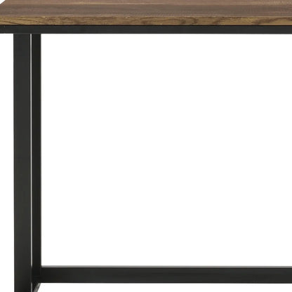 HMS 47" Brown and Black Desk - Loft&Timber
