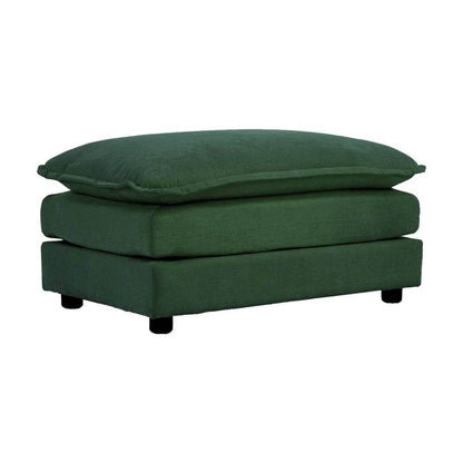 Chenille Loveseat with Ottoman - Loft&Timber