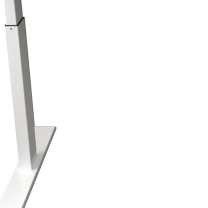 HMS 55" Adjustable Oak and White Modern Standing Desk - Loft&Timber