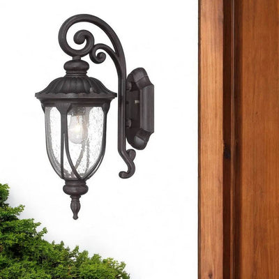 HMS Warm White Black Cast Aluminum Glass Lantern - Loft&Timber