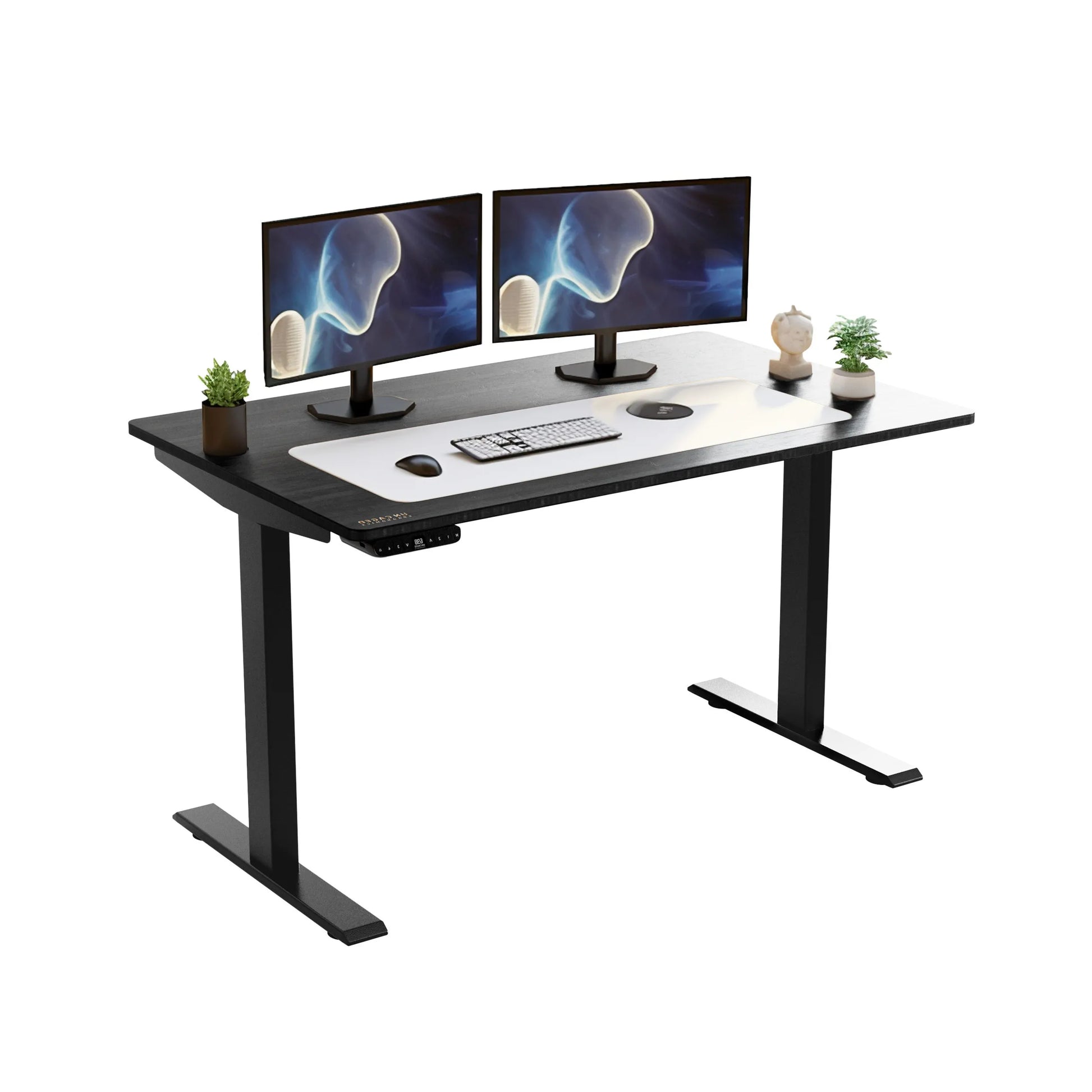 HMS 30" Adjustable Black Stainless Steel Standing Desk - Loft&Timber