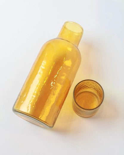 Handblown Hammered Glass Carafe - Loft&Timber
