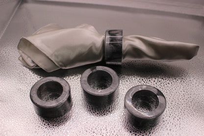Elegant Resin Napkin Ring (4 Piece) Set for Dining Decor - Loft&Timber