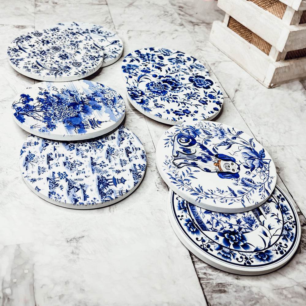 Chinoiserie Coasters - Loft&Timber