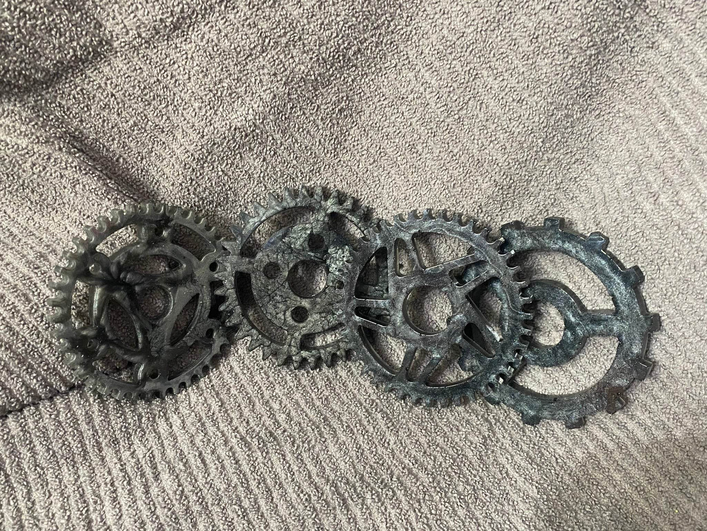 Gear Resin Coasters Set for Unique Home Decor Style - Loft&Timber
