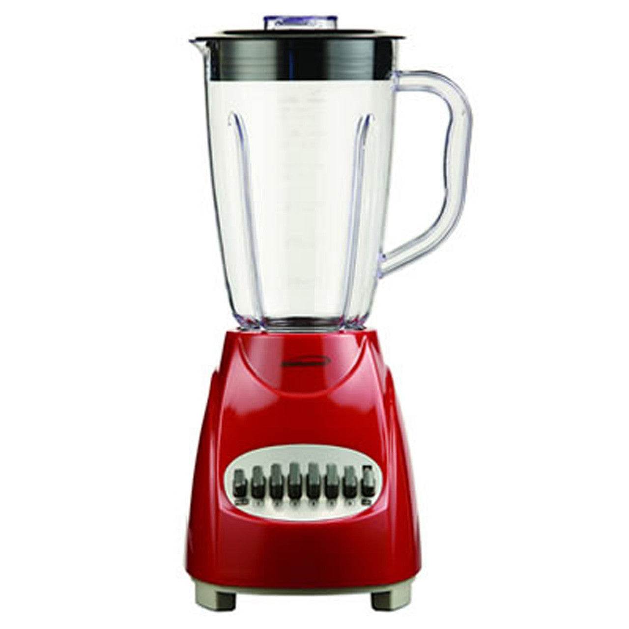 Brentwood 12 Speed Blender with Plastic Jar in Red - Loft&Timber