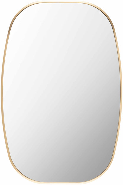 Kopparberg Gold Frame Round Mirror-1