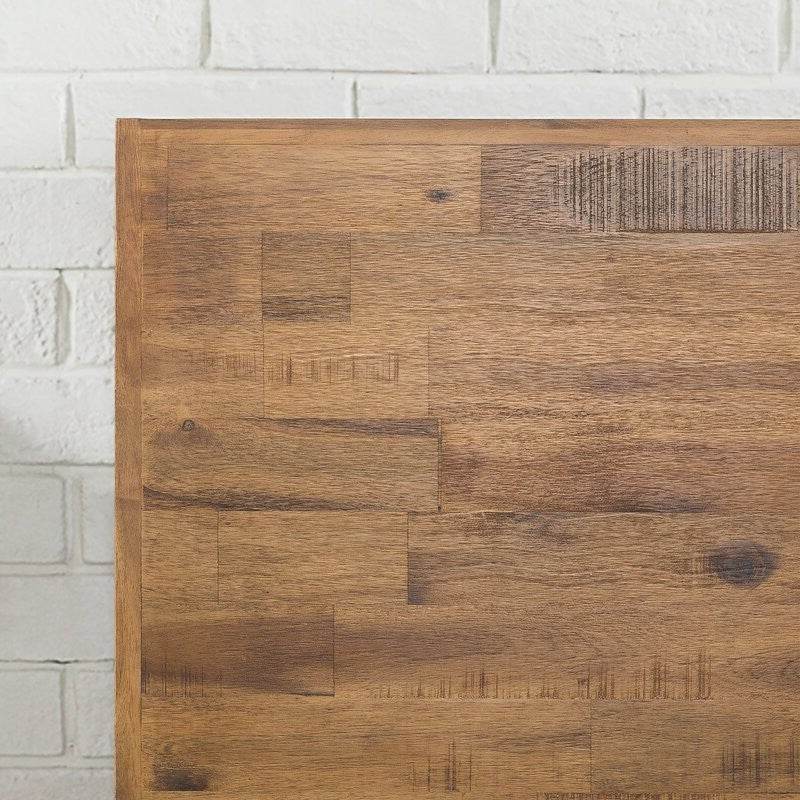 Rustic FarmHome Low Profile Pine Slatted Platform Bed in King - Loft&Timber