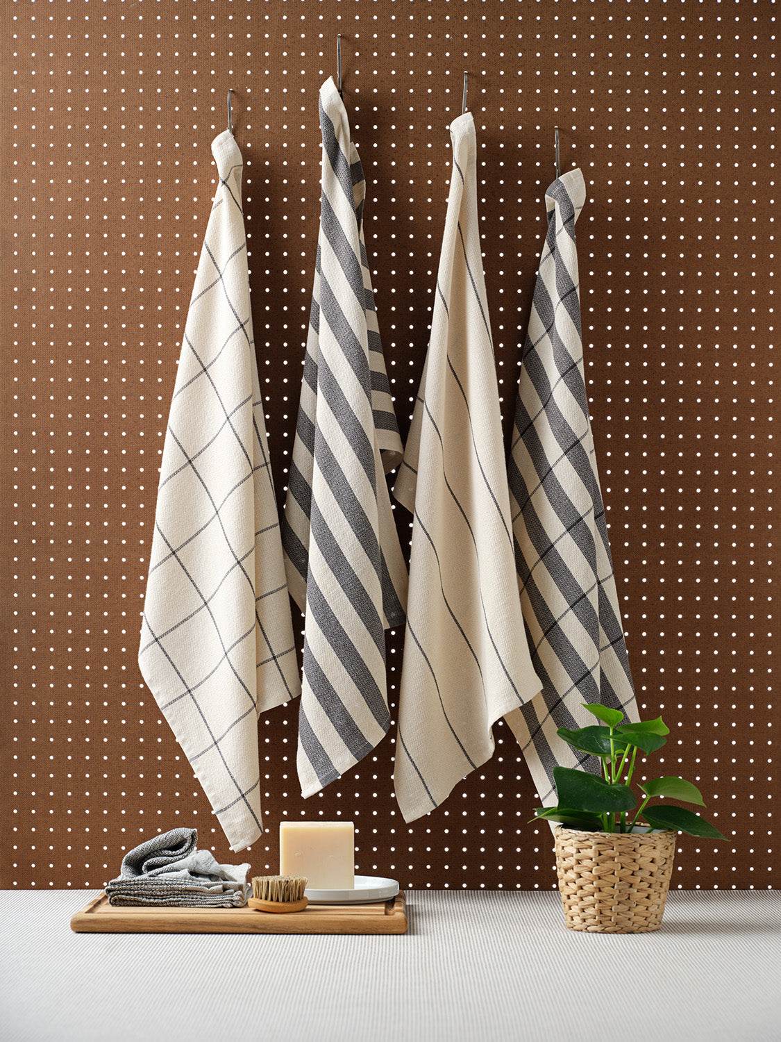 Cotton Kitchen Towels, Set of 4 - Loft&Timber