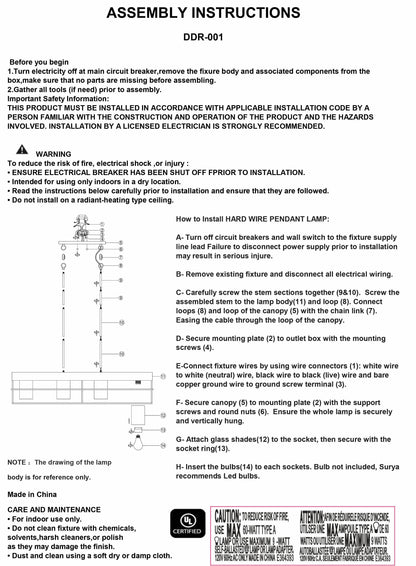 Landscheid Chandelier - Loft&Timber