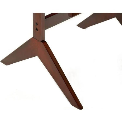 Modern Full Length Freestanding Bedroom Floor Cheval Mirror in Cherry - Loft&Timber