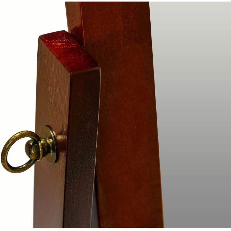 Modern Full Length Freestanding Bedroom Floor Cheval Mirror in Cherry - Loft&Timber