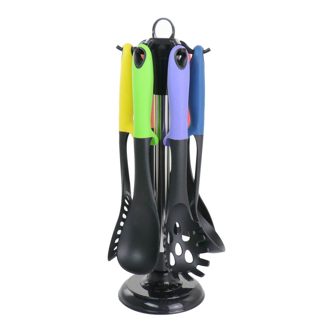 MegaChef Assorted Color Nylon Cooking Utensils, Set of 7 - Loft&Timber