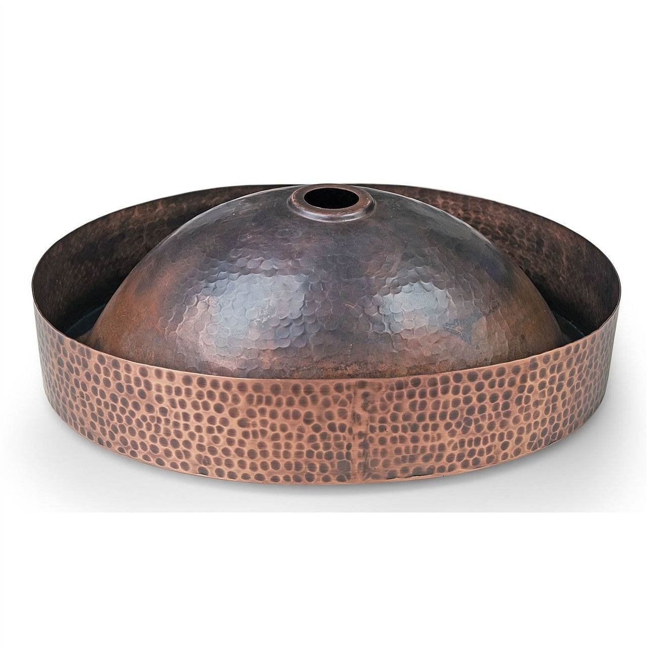 Oval Hammered Copper Bathroom Sink Drop-in or Vessel - Loft&Timber