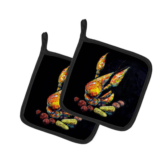 Crawfish Boiling Pot Pair of Pot Holders - Loft&Timber
